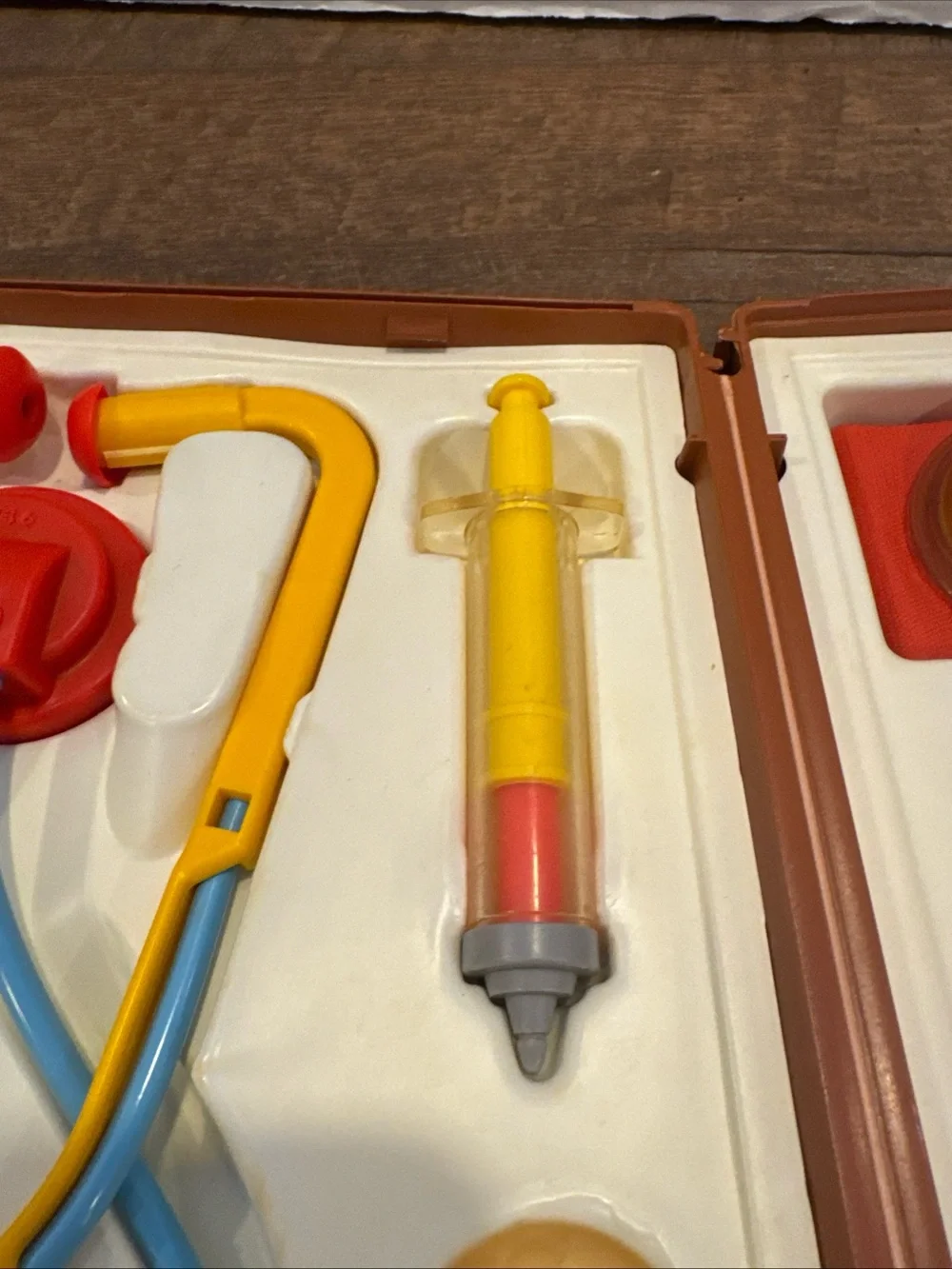 Vintage 1977 Fisher-Price Medical Kit #936 Doctor Nurse Pretend Play Set